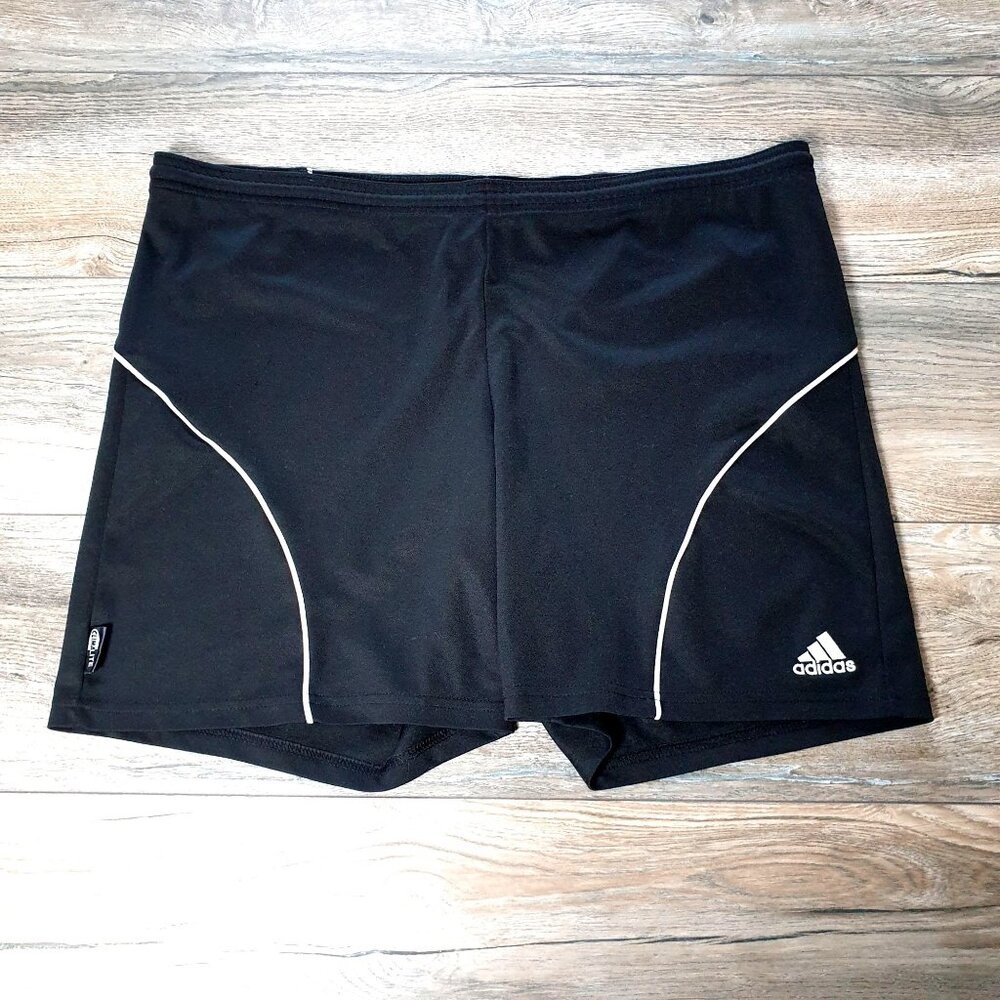 Adidas Men Clima365 Black Athletic Shorts Large Waist 40" Sport Exercise
